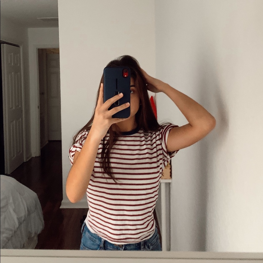 Casual striped tee